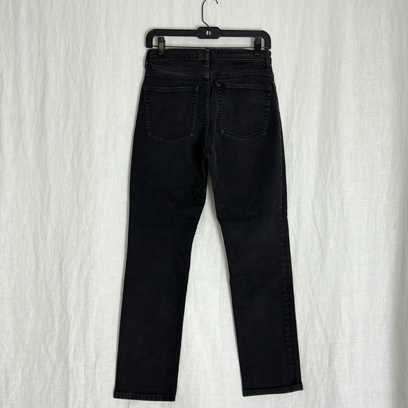 Everlane High Waist Straight Jeans Black Size 27 - Picture 6 of 13